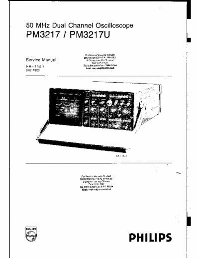 Philps PM3217(U) 50MHz Dual Channel Service Manual [Low Quality] in PDF File - Part 1/5 - pag. 153